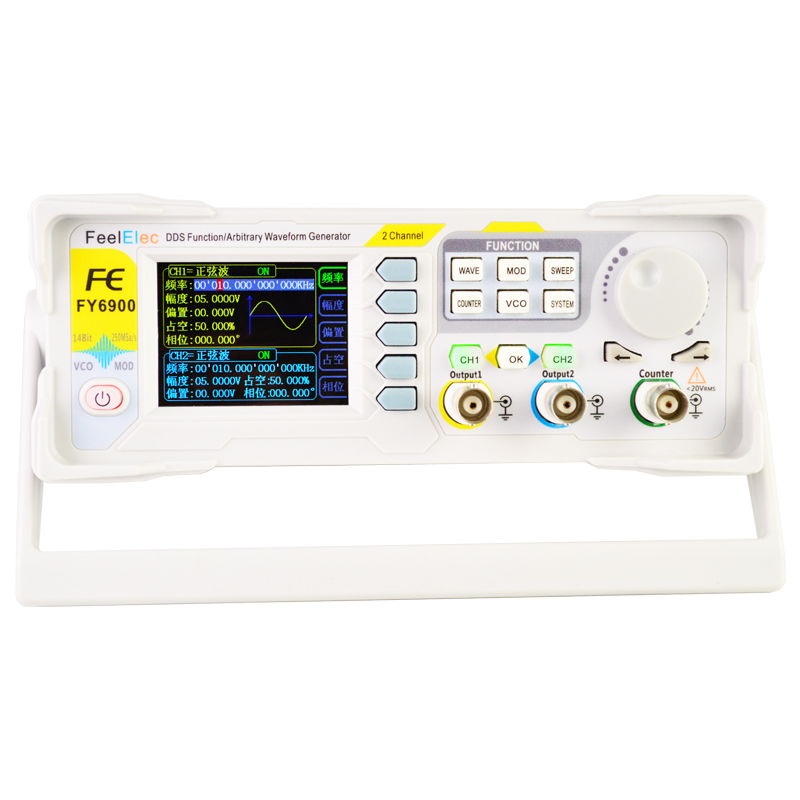 FY6900 Dual Channel DDS Functi - Dual Channel Arbitrary Waveform Function Generator 60Mhz ulasan dan harga